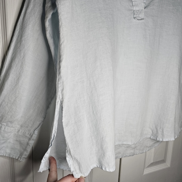 Banana Republic Linen Long Sleeve Shirt Sz xl - Picture 5 of 8